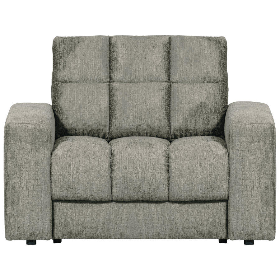 SECOND DATE FAUTEUIL STRUCTURE VELVET FROST