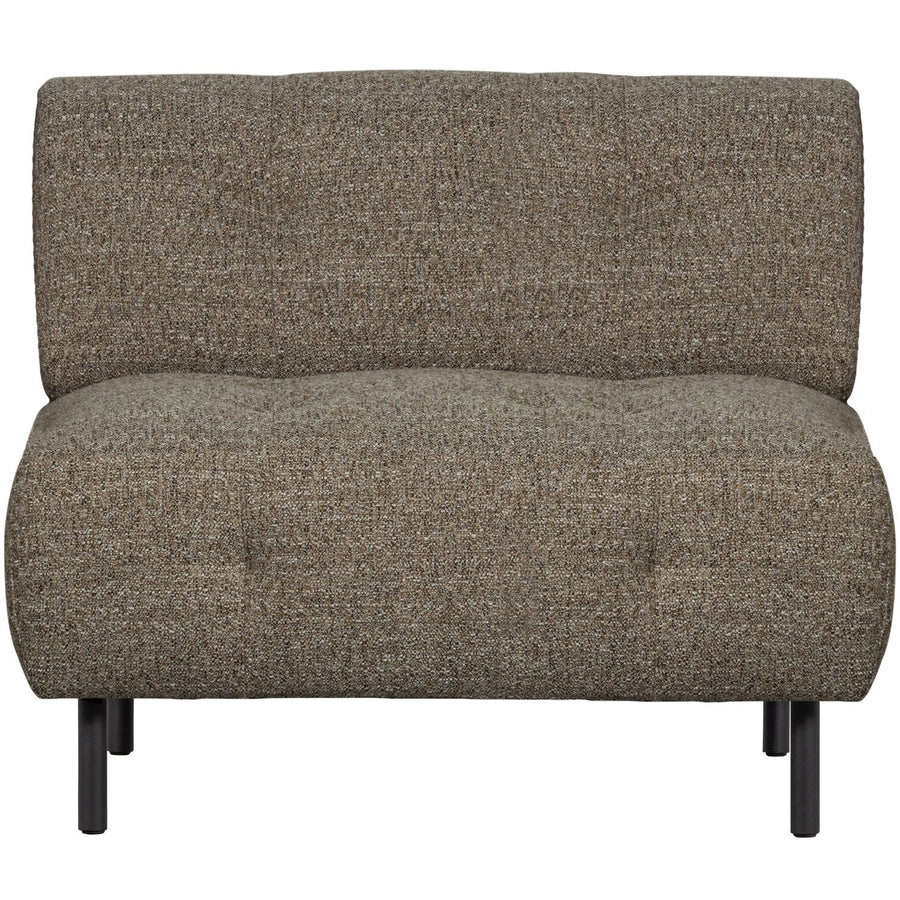 LLOYD FAUTEUIL GROF GEWEVEN DONKERBRUIN MELANGE