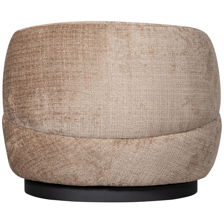 WOOLLY DRAAIFAUTEUIL CHENILLE ZAND