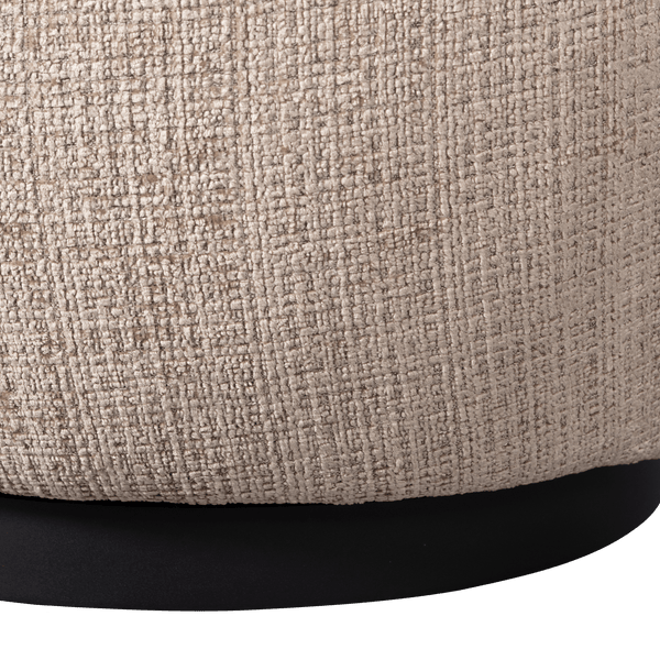 WOOLLY DRAAIFAUTEUIL CHENILLE ZAND