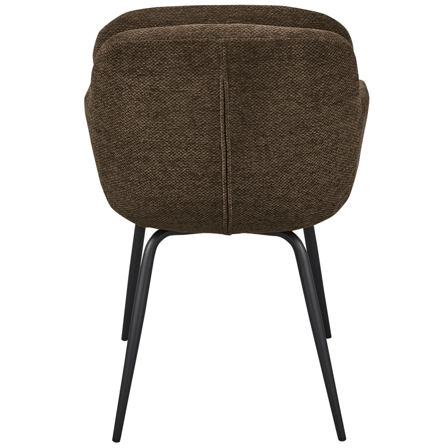 RUNA EETKAMERSTOEL CHENILLE WARMBRUIN (set of 2)