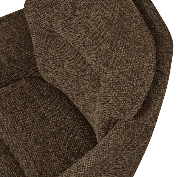 RUNA EETKAMERSTOEL CHENILLE WARMBRUIN (set of 2)