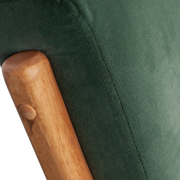 MARK FAUTEUIL VELVET FLESGROEN