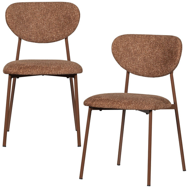 VALOR EETKAMERSTOEL BRUIN (set of 2)