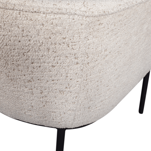 LEON EETKAMERSTOEL BOUCLE NATUREL MELANGE