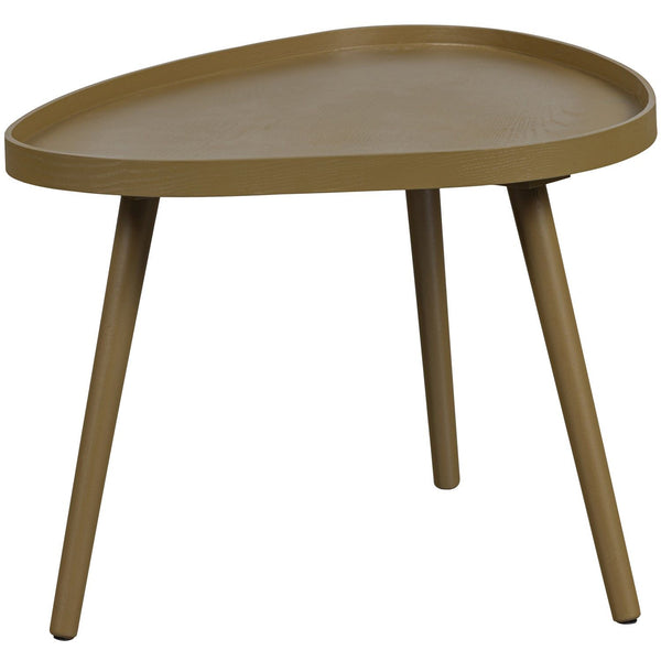 MAE BIJZETTAFEL ORGANISCH MDF/GRENEN SEPIA (set of 2)