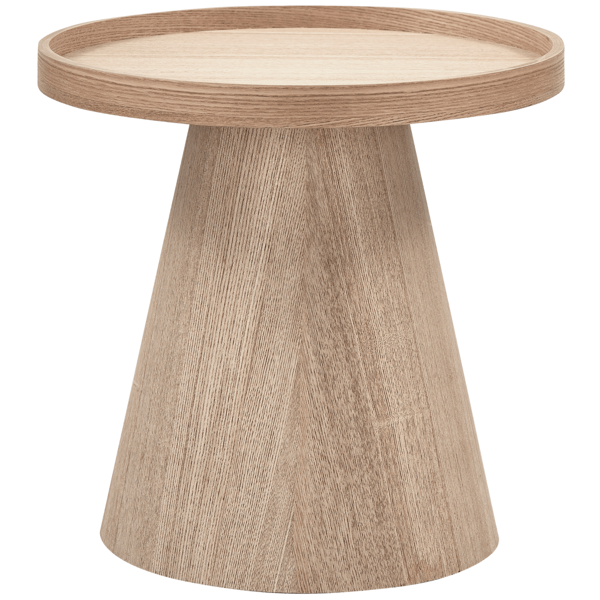 MAUD BIJZETTAFEL CONISCH MDF NATUREL 38XO39 CM