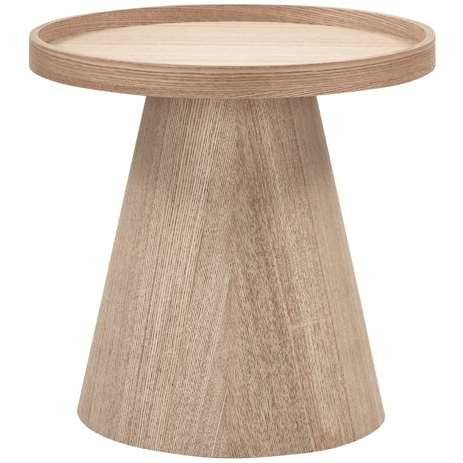 MAUD BIJZETTAFEL CONISCH MDF NATUREL 38XO39 CM