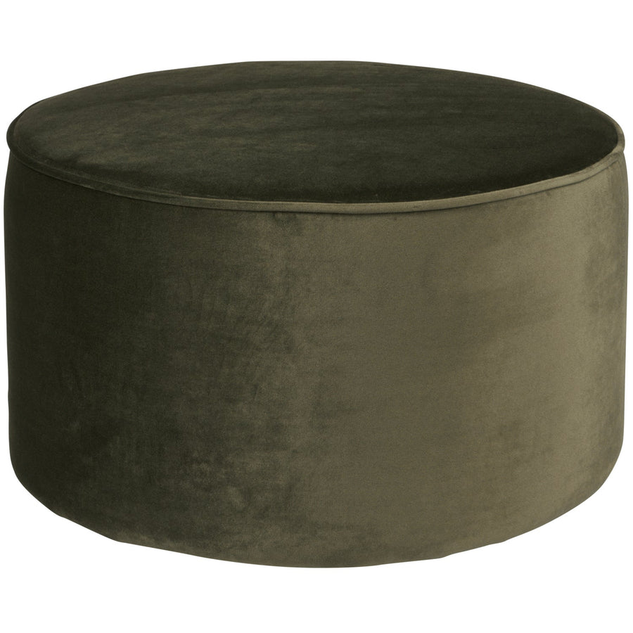 SARA POEF LAAG 36xO60 CM VELVET WARMGROEN