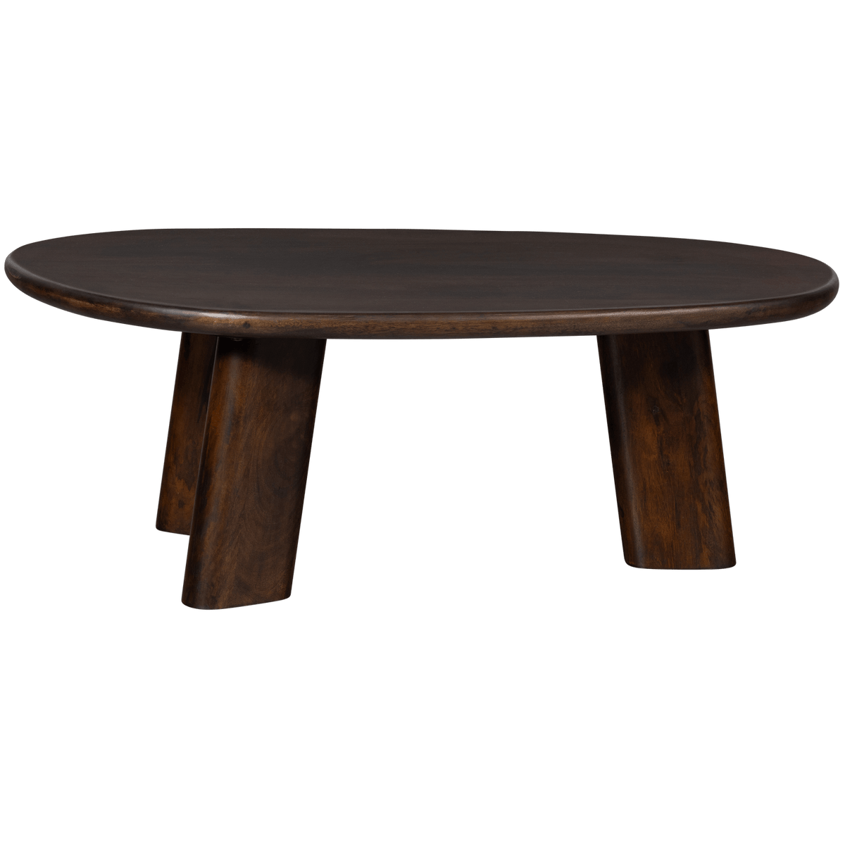 ROUNDLY SALONTAFEL MANGOHOUT DONKERBRUIN