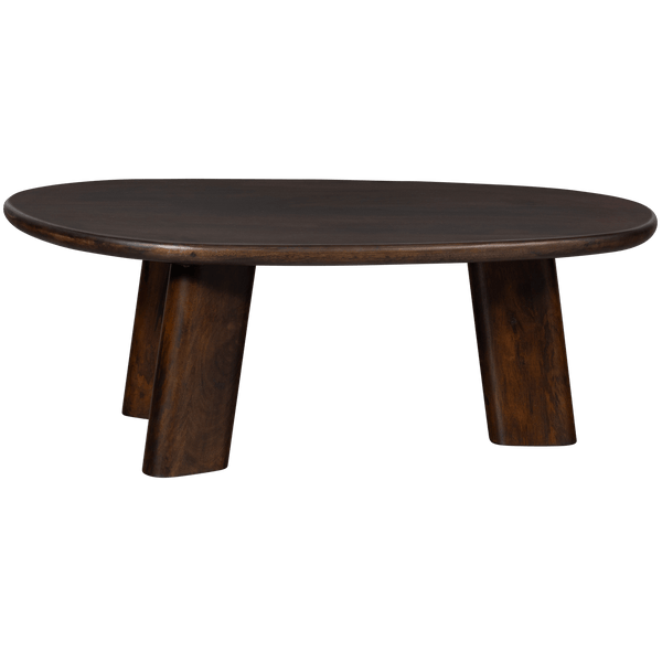 ROUNDLY SALONTAFEL MANGOHOUT DONKERBRUIN