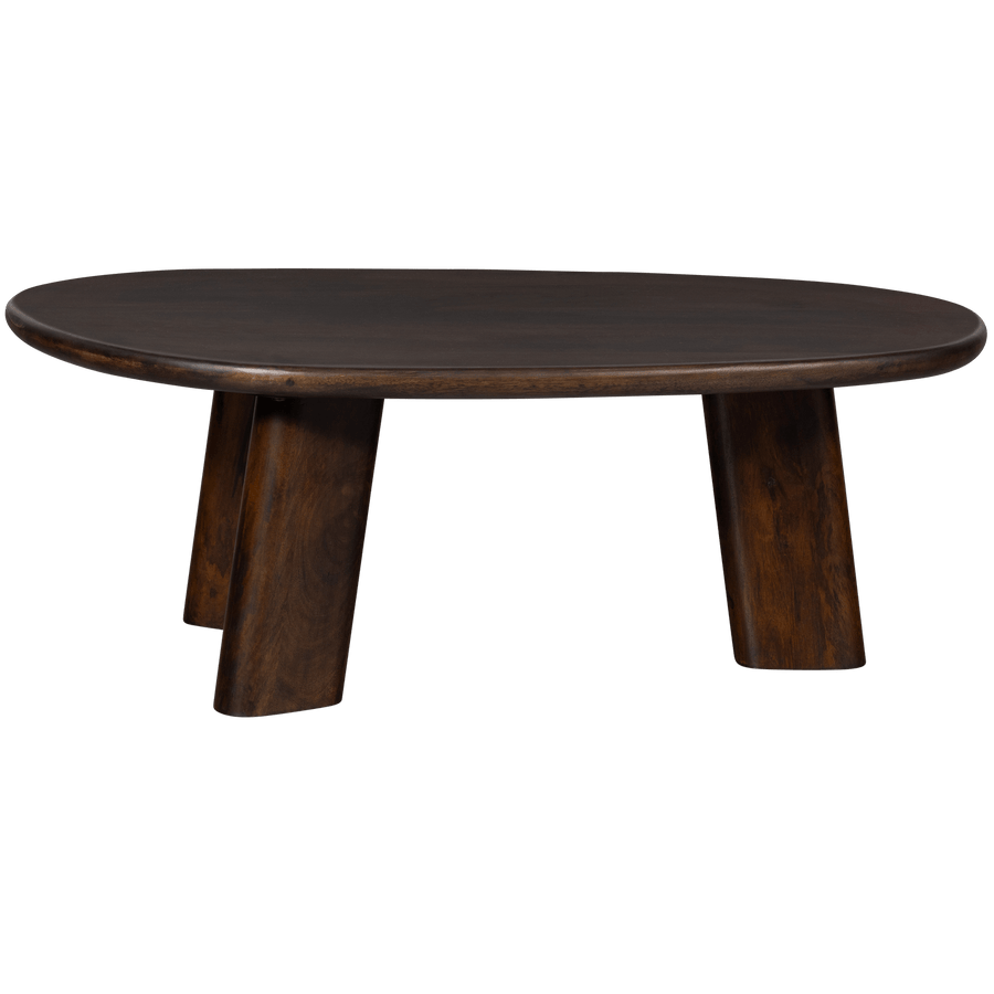 ROUNDLY SALONTAFEL MANGOHOUT DONKERBRUIN