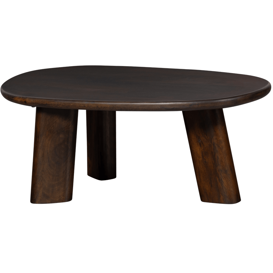 ROUNDLY SALONTAFEL MANGOHOUT DONKERBRUIN