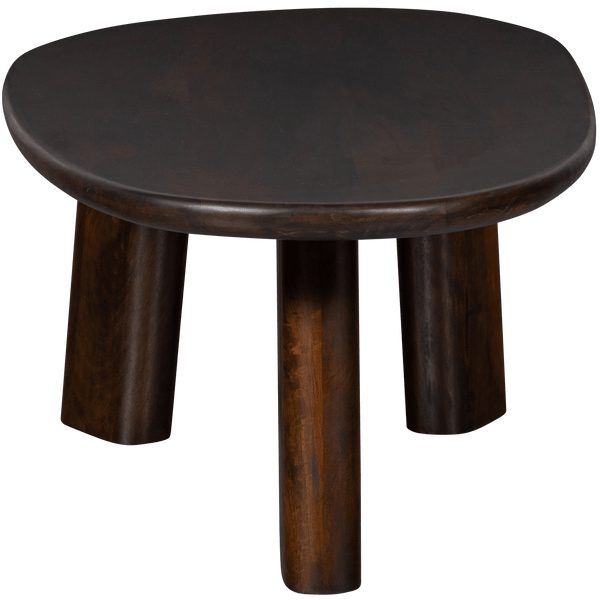 ROUNDLY SALONTAFEL MANGOHOUT DONKERBRUIN