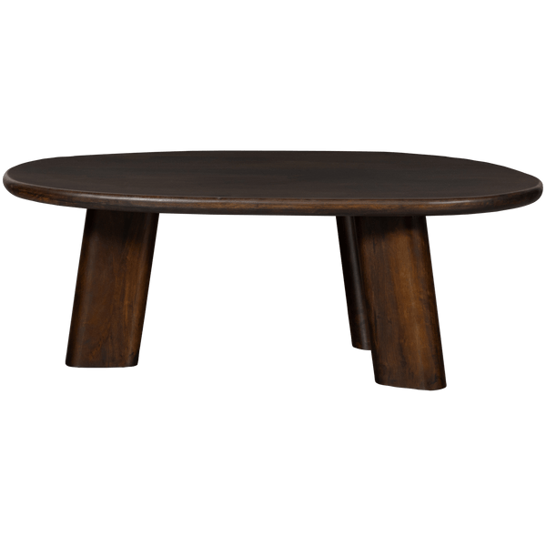 ROUNDLY SALONTAFEL MANGOHOUT DONKERBRUIN