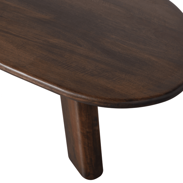 ROUNDLY SALONTAFEL MANGOHOUT DONKERBRUIN