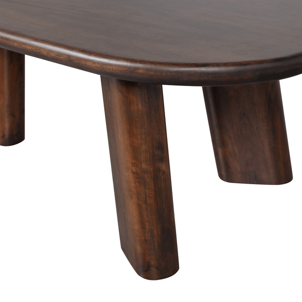 ROUNDLY SALONTAFEL MANGOHOUT DONKERBRUIN
