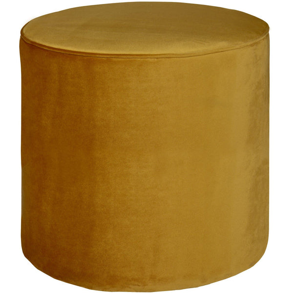 SARA POEF HOOG VELVET OKER 46xO46