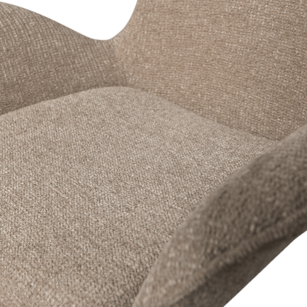 MARTEN IN HOOGTE VERSTELBARE FAUTEUIL ZAND