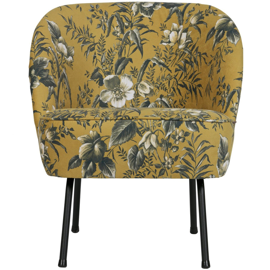 VOGUE FAUTEUIL VELVET POPPY MOSTERDGEEL