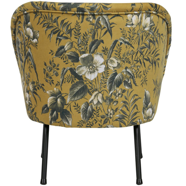 VOGUE FAUTEUIL VELVET POPPY MOSTERDGEEL