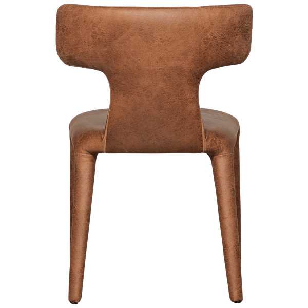 PERMIT EETKAMERSTOEL LEERLOOK COGNAC (set of 2)