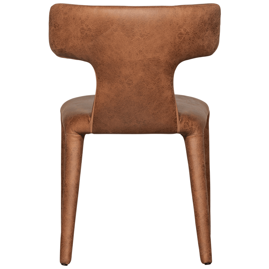 PERMIT EETKAMERSTOEL LEERLOOK COGNAC (set of 2)