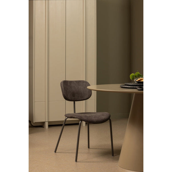 LINK EETKAMERSTOEL BRUIN/GRIJS (set of 2)
