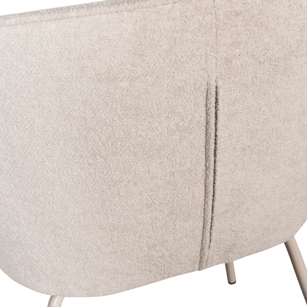 ADMIT EETKAMERSTOEL GEWEVEN STOF PEBBLE (set of 2)