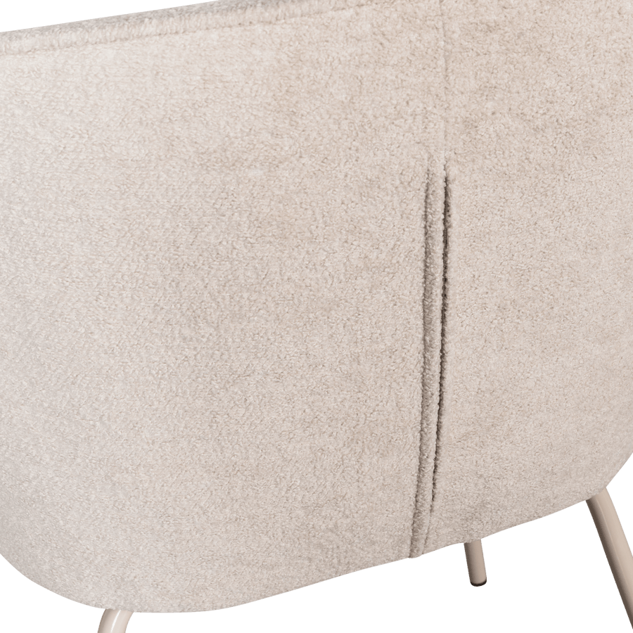 ADMIT EETKAMERSTOEL GEWEVEN STOF PEBBLE (set of 2)