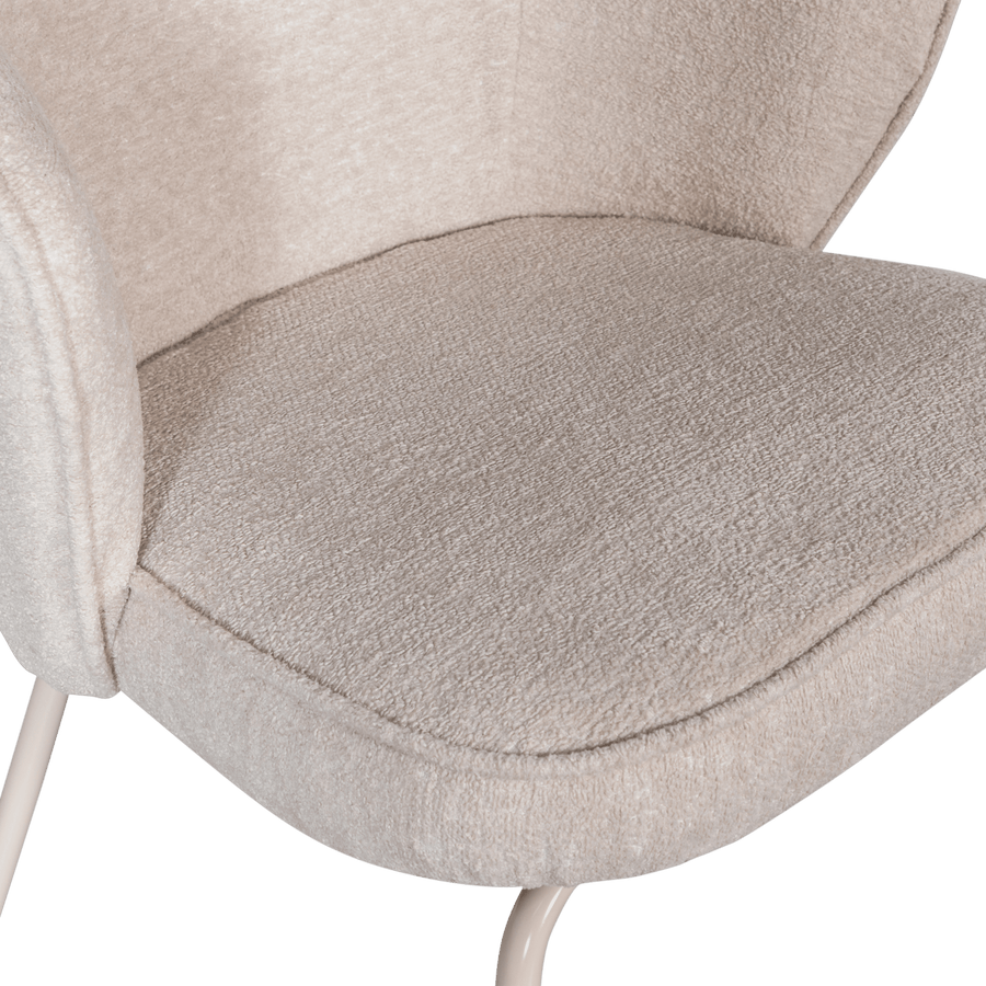 ADMIT EETKAMERSTOEL GEWEVEN STOF PEBBLE (set of 2)