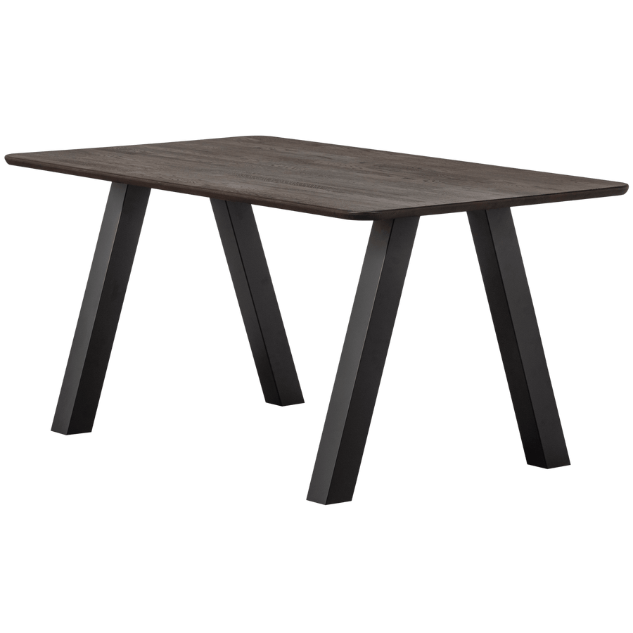 TABLO EETTAFEL AFGEROND VL 160x90CM MYSTIC BROWN [fsc]
