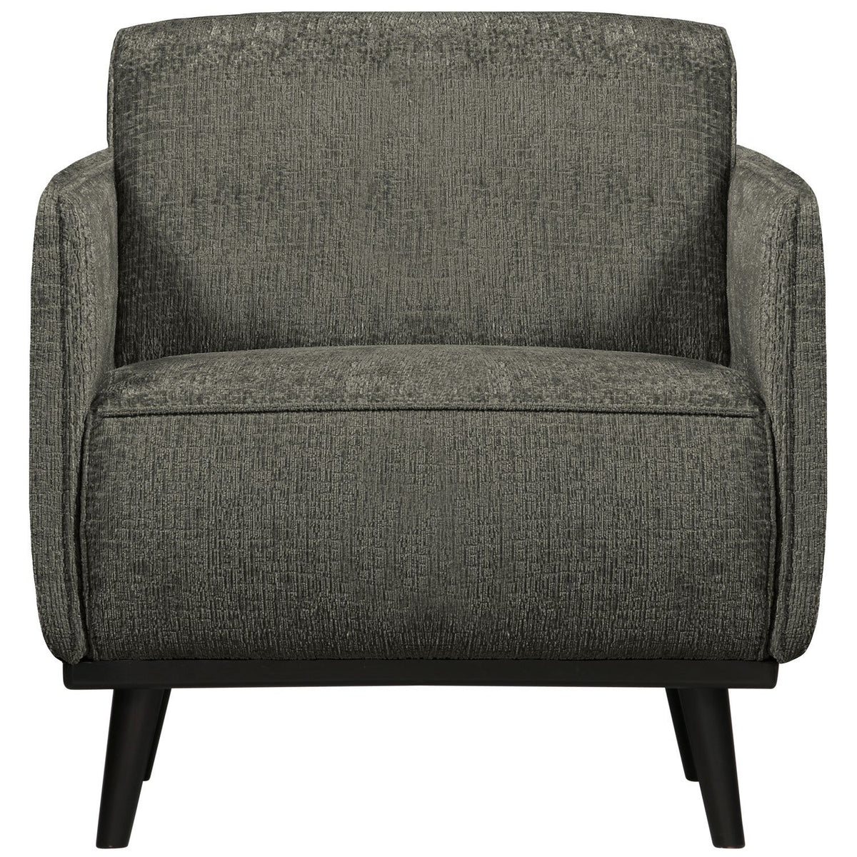 STATEMENT FAUTEUIL MET ARM STRUCTURE VELVET FROST