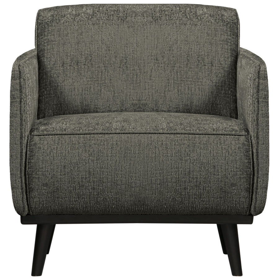 STATEMENT FAUTEUIL MET ARM STRUCTURE VELVET FROST