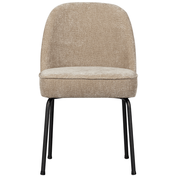 VOGUE EETKAMERSTOEL 3D CHENILLE ZAND (set of 2)