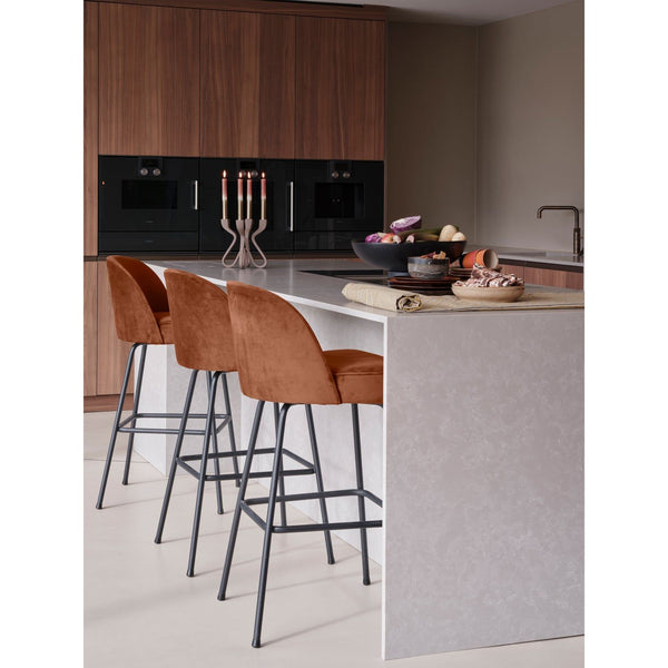 VOGUE BARSTOEL 80 CM VELVET ROEST