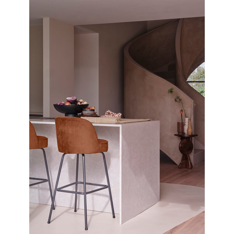 VOGUE BARSTOEL 80 CM VELVET ROEST