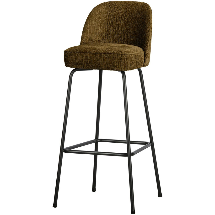 VOGUE BARSTOEL 80 CM STRUCTURE VELVET BRASS