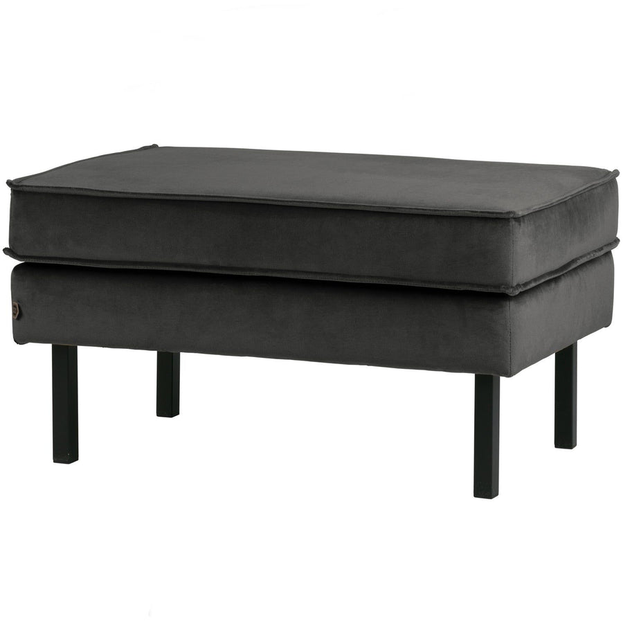 RODEO HOCKER OP POTEN VELVET ANTRACIET