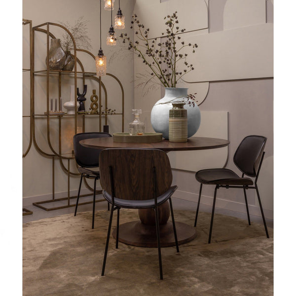 BLANCO EETTAFEL O120 CM MANGO WALNOOT