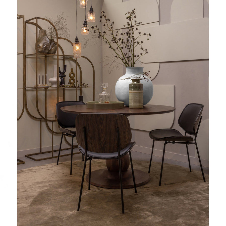 BLANCO EETTAFEL O120 CM MANGO WALNOOT
