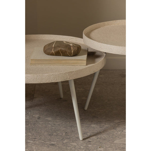 BOUNDS BIJZETTAFEL L HOUT/METAAL NATUREL 44XO58 CM (set of 2)