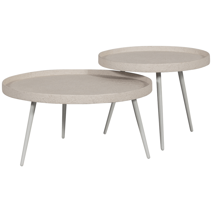 BOUNDS BIJZETTAFEL L HOUT/METAAL NATUREL 44XO58 CM (set of 2)