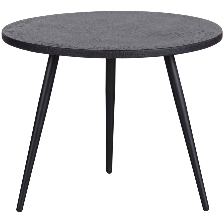 SUZE BIJZETTAFELS HOUT/METAAL ZWART - SET VAN 2