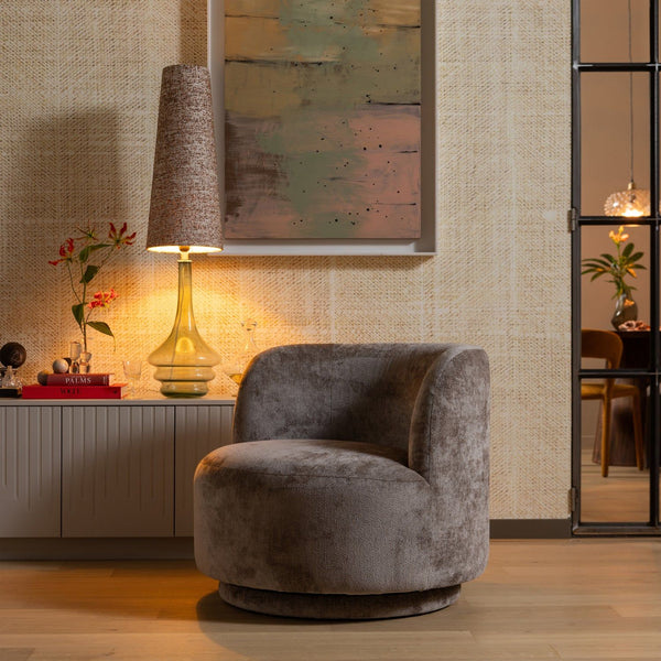 POPULAR DRAAIFAUTEUIL TAUPE