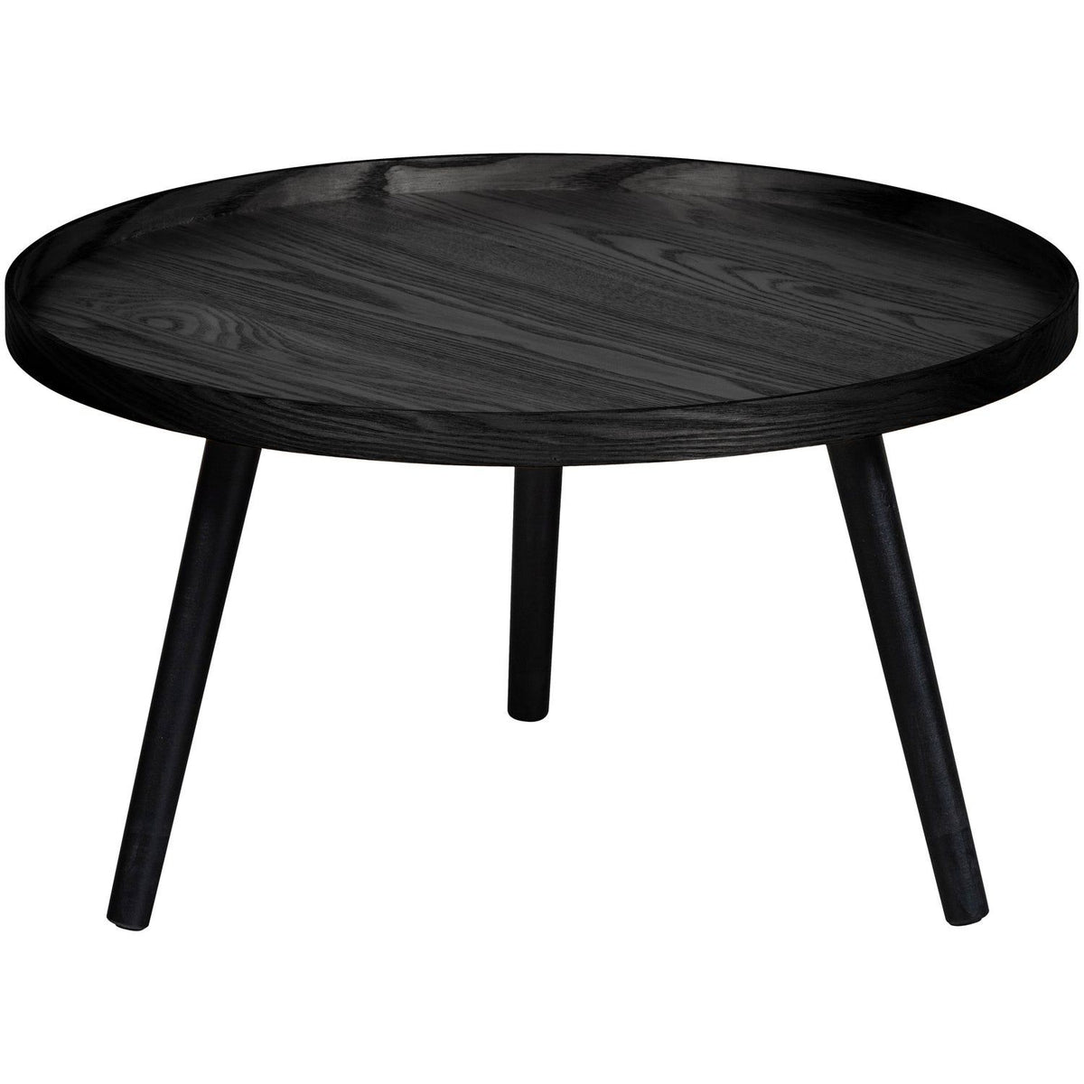 MESA BIJZETTAFEL L HOUT ZWART (set of 2)