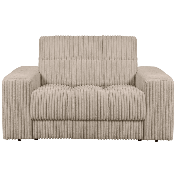 SECOND DATE LOVESEAT RIBSTOF TRAVERTIN