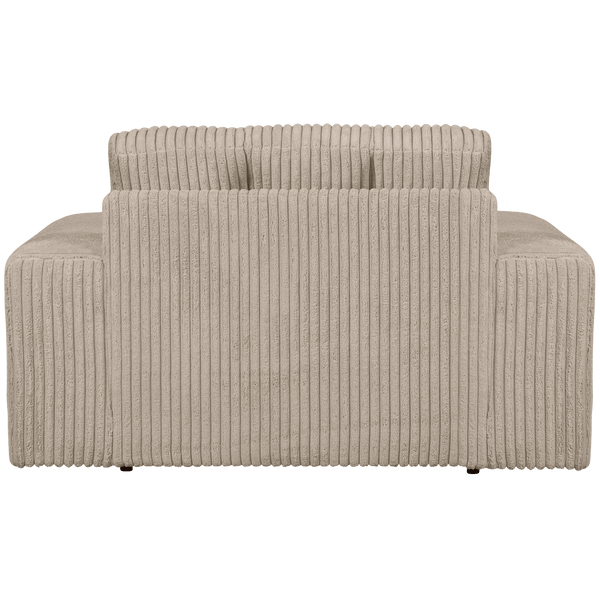 SECOND DATE LOVESEAT RIBSTOF TRAVERTIN