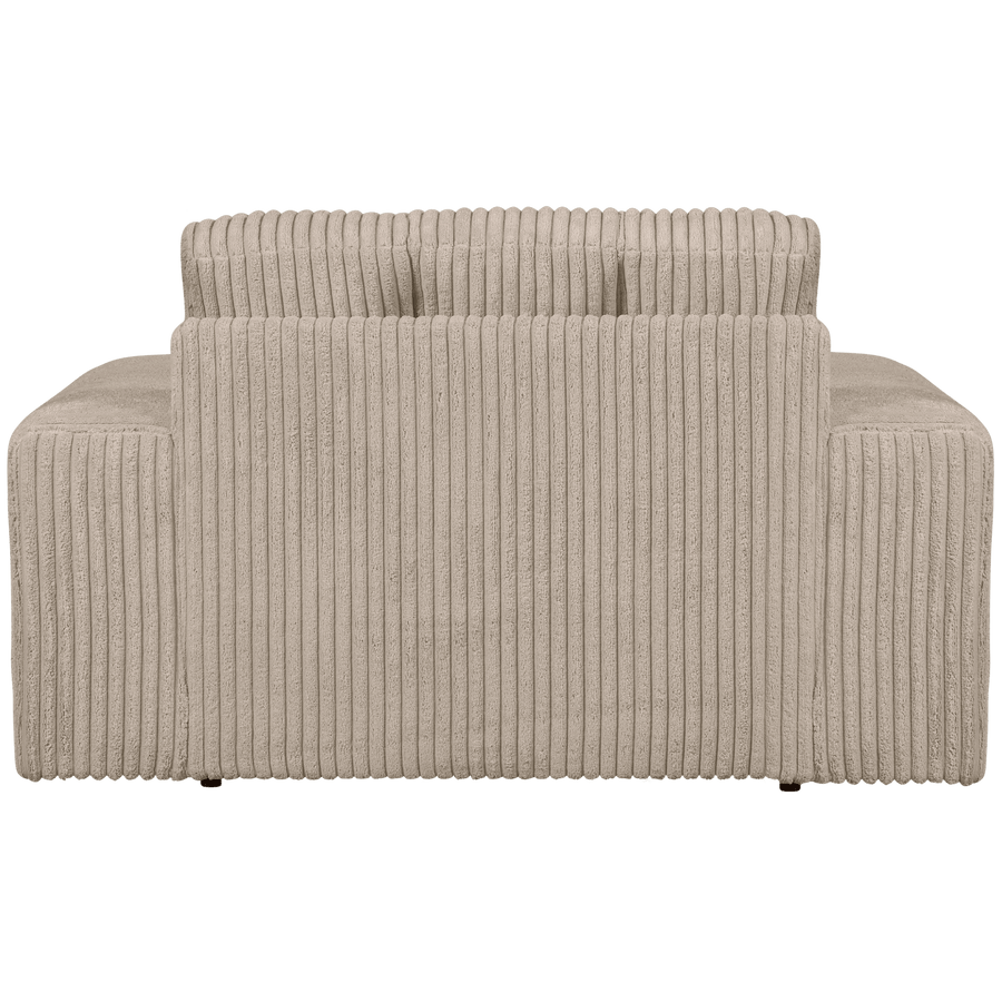 SECOND DATE LOVESEAT RIBSTOF TRAVERTIN