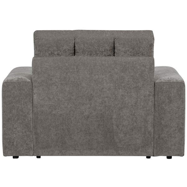 SECOND DATE FAUTEUIL VELVET GRIJS